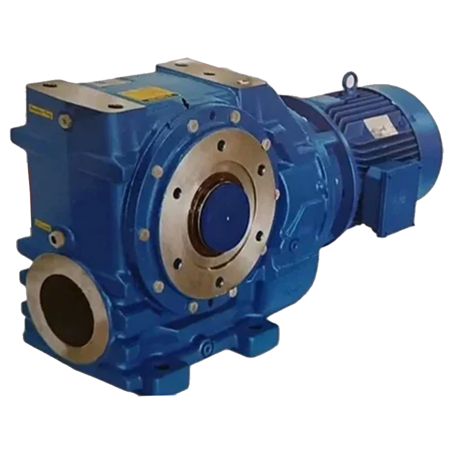 Right Angle Hellworm  Geared Motor